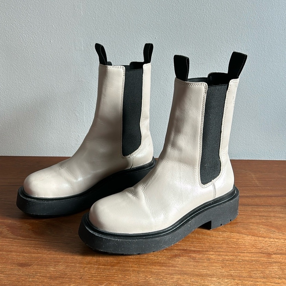 Genuine Leather H&M Premium Selection Chunky Chelsea - Picture 13 of 14